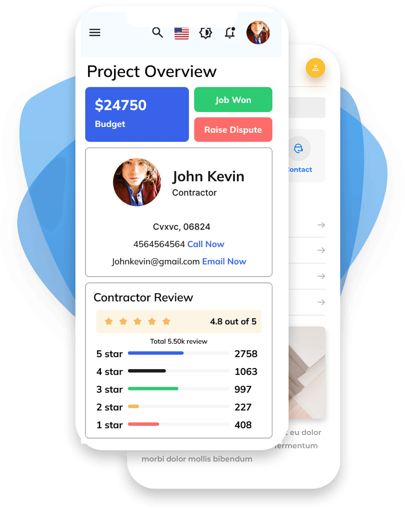 Tradesmens mobile project overview